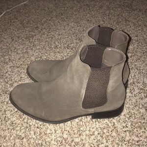 suede brown ankle boots